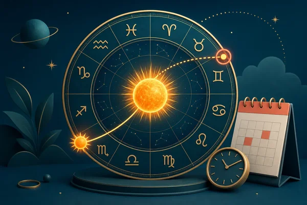 Solar return chart moment