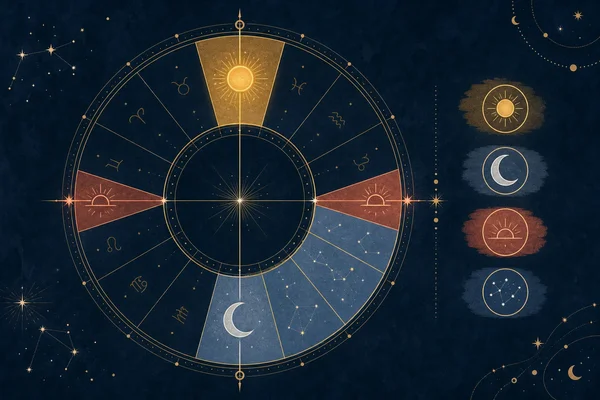 Solar return chart signals